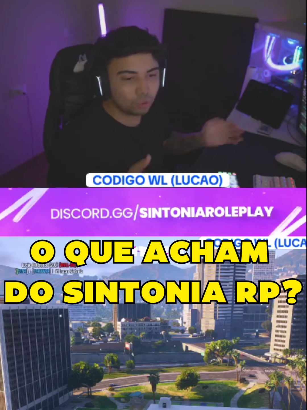 O QUE ACHAM DO SINTONIA RP? #sintoniarp #sintoniaroleplay #fivem