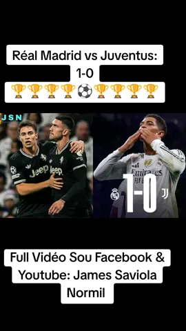 Réal Madrid vs Juventus #football #real #juventus #haitiantiktok🇭🇹 