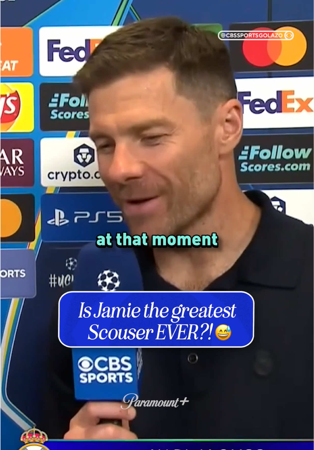 Xabi Alonso gives Jamie the ultimate compliment ❤️ #UCLToday #UCL #championsleague #liverpool #realmadrid 