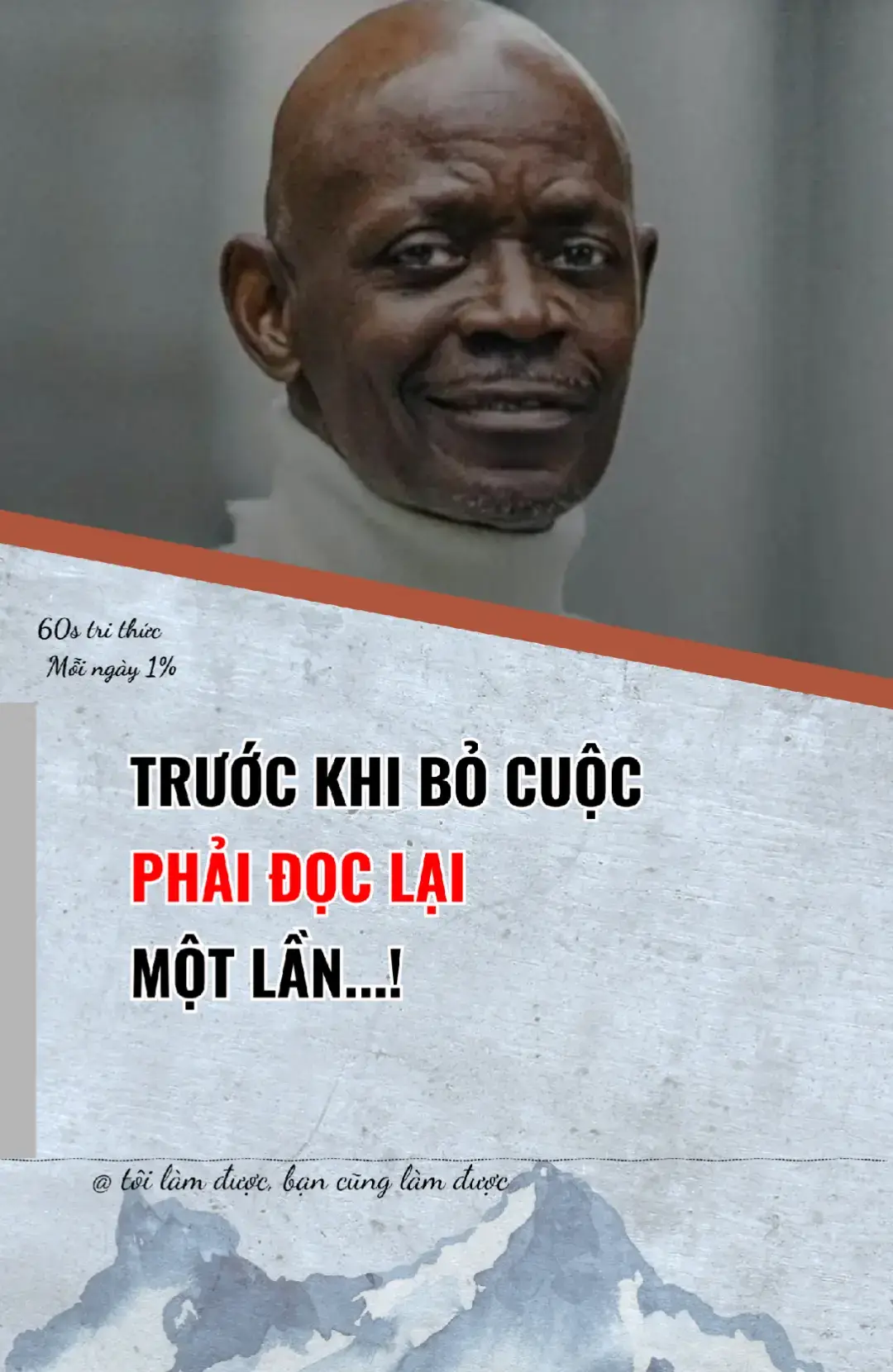 Không ai nhìn thấy những lúc bạn một mình gồng lên giữa mệt mỏi, nhưng chính những khoảnh khắc đó đang rèn nên con người mạnh mẽ trong bạn. Đôi khi, bạn không cần giỏi hơn hôm qua, chỉ cần không bỏ cuộc hôm nay là đã thắng chính mình rồi. Mọi thành công đều bắt đầu từ những lần suýt  muốn dừng lại mà vẫn bước tiếp. Vì thế, trước khi buông tay, hãy nhớ: đi thêm một bước nữa thôi – có thể bạn sẽ đến đích. #phunuvietvuonminh #chunu  #hangvietvuonminh  #BookTok #books  #60strithuc #sachhay #sach  #phattrienbanthanmoingay 