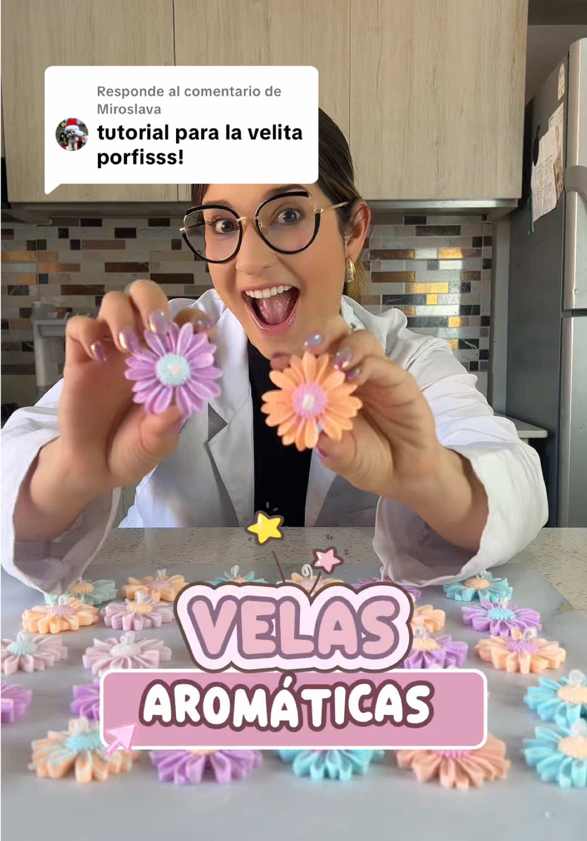 Respuesta a @Miroslava Lo prometido es deuda, les comparto el tutorial de las velas aromáticas. Espero les sirva. #tutorialvelas #velasaromaticas #velamargarita #velas #tatilaprofedequimica 