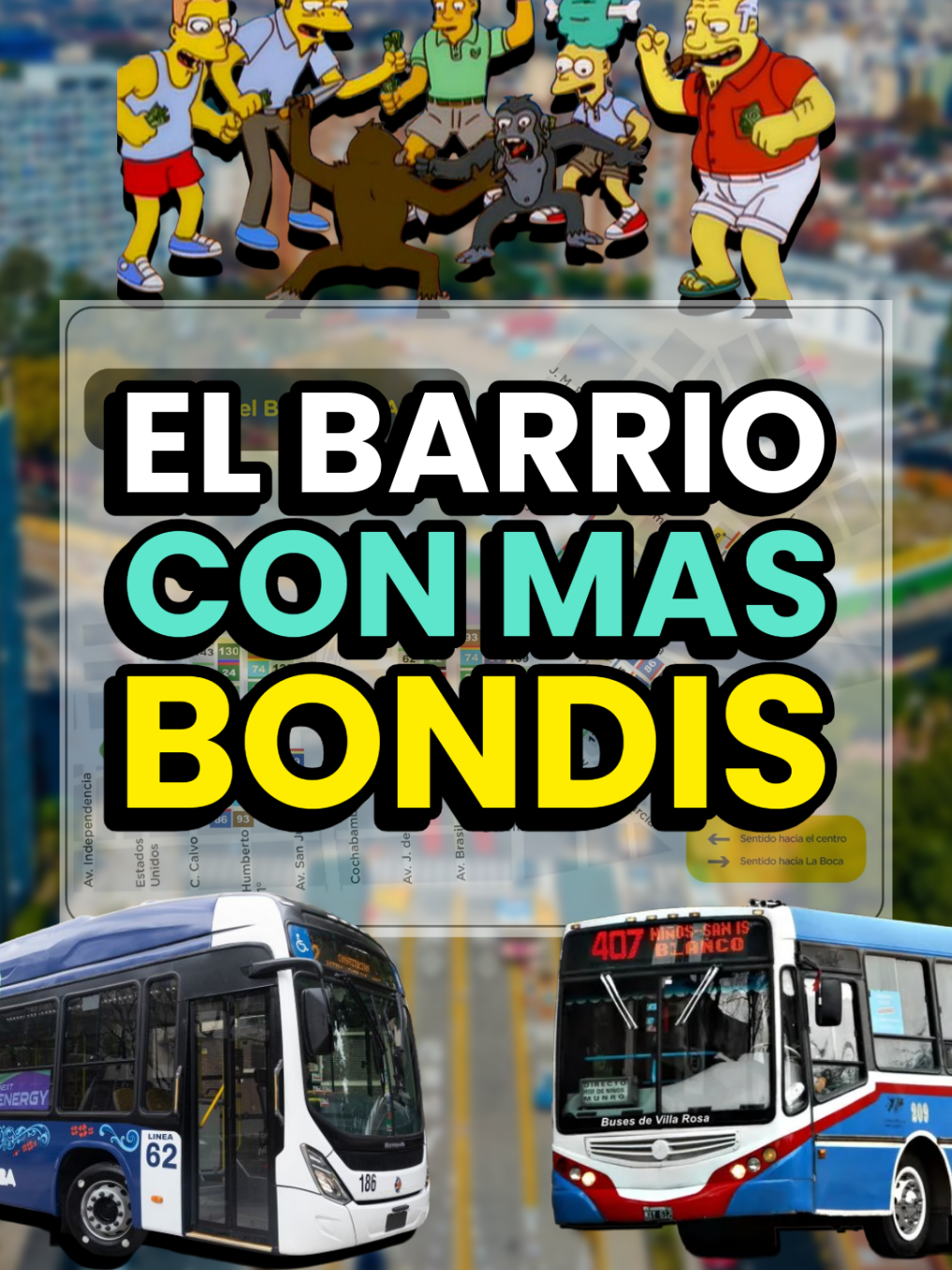 🚍🏡 ESTE ES EL BARRIO CON MÁS BONDIS Un top lleno de sorpresas y desinformación supongo #argentina #buenosaires #barrio #transporte #palermo #colectivo #bondi