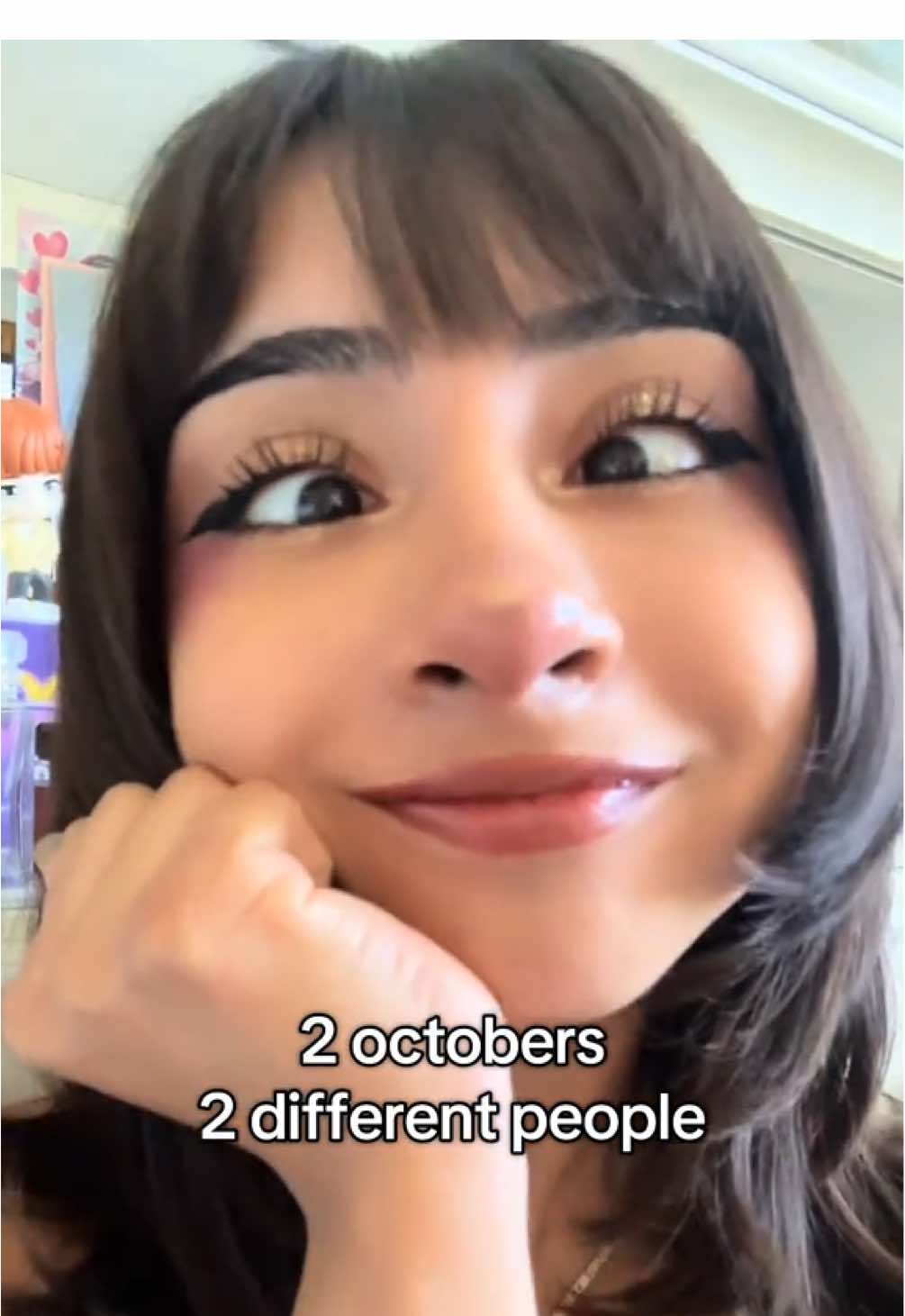 two octobers, two different people🙊