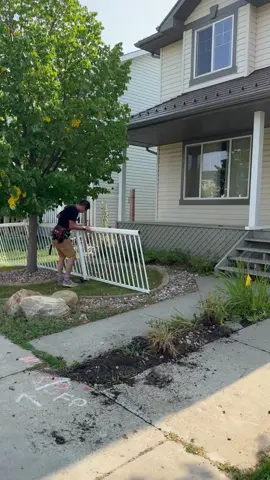 I wasn’t planning on replacing the railings at my rental house, but my neighbour took down his 20 yr old railings and offered it to us for free.  The old railings were wooden and painted white, with a couple of areas starting to rot.  I’ve never installed railings before this, but figured out the brand of railing and watched a couple of installation vi#extdeos. I thought it would be easiest just to take everything apart and start from scratch.  It was a fairly straightforward process.  I took the opportunity to clean each piece as I installed it.  I’m glad these railings didn’t end up in the landfill or get recycled.  I’m sure I’ll get another 20 yrs out of these railings.  I was able to give away some extra posts and pickets that were left over for yet another new owner. I felt a little overwhelmed before I started as I’ve never done this before, but just took it step by step and it all worked out.  I encourage you to learn new things.  This was definitely a very satisfying project as it looks great.  The best part, it was free! . . . . . . . . . . #exteriorrenovation #exteriorremodel #aluminumrailings #regalrailings 