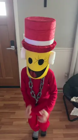 Since we couldn’t find one, made from stuff we had at home… and some dollar tree stuff #brainrot #costume #roblox #spidersammy #halloween 
