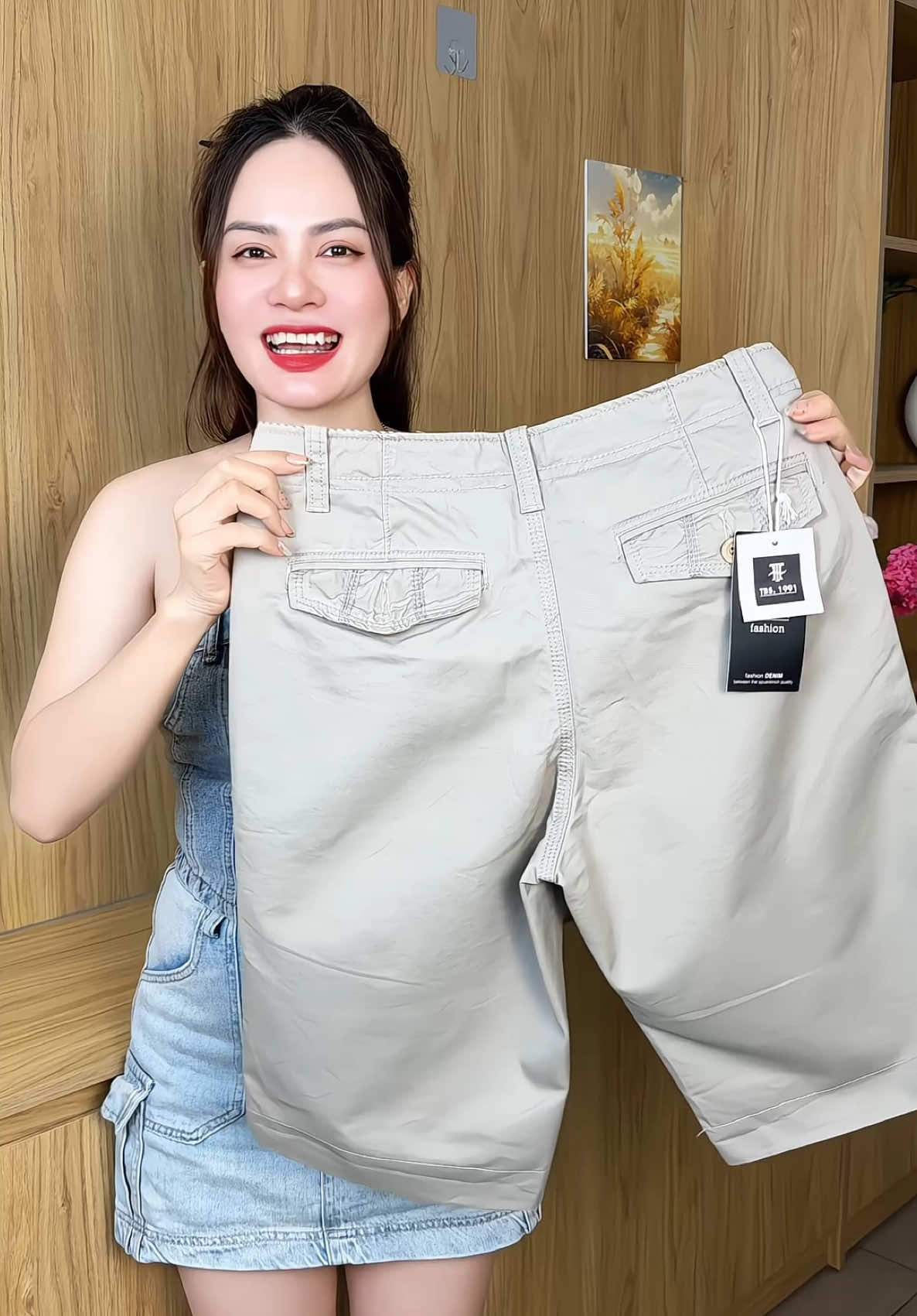 Quần short kaki nam #conhungriviu #quankaki #quanshort 