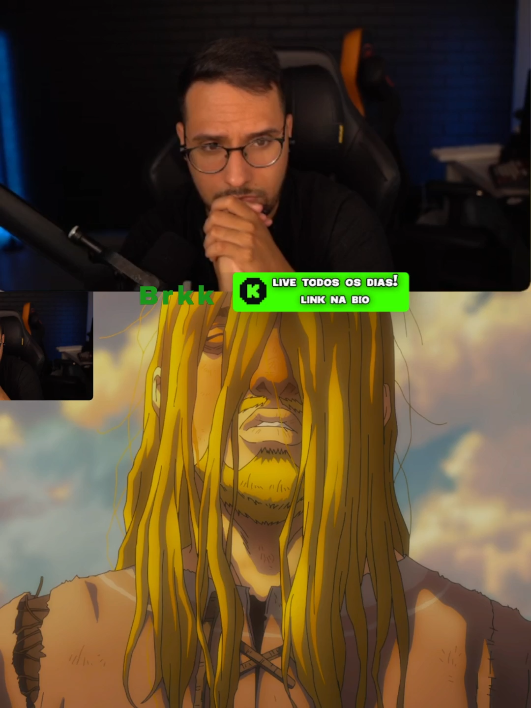brkk reagindo a vinland saga#brkk #anime #vinlandsaga #thorfinn