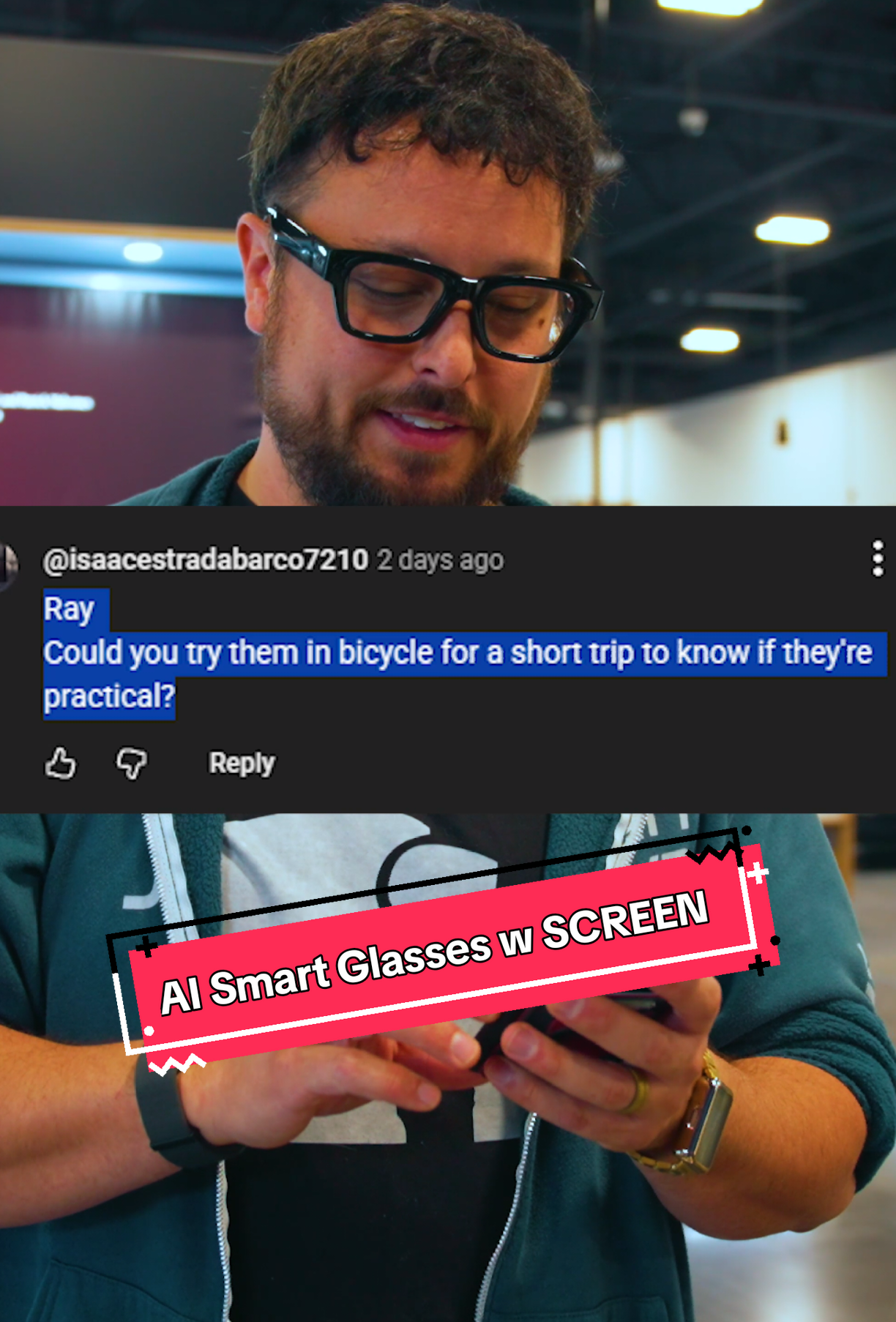 Answering YOUR Meta Ray Ban Display Quest ions... #vr  #metarayban  #smartglasses  #questcreatorpartner  #technology 