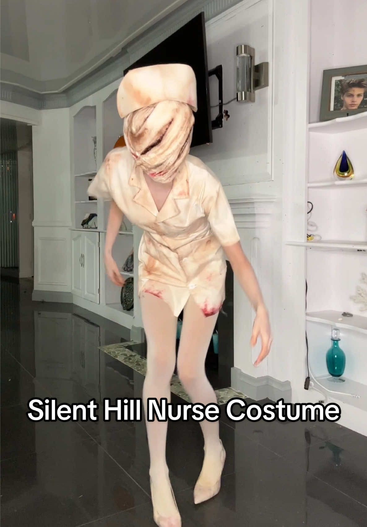Silent hill nurse halloween costume! #silenthill #silenthillcosplay #silenthillnurse #halloween #nataliereynolds 