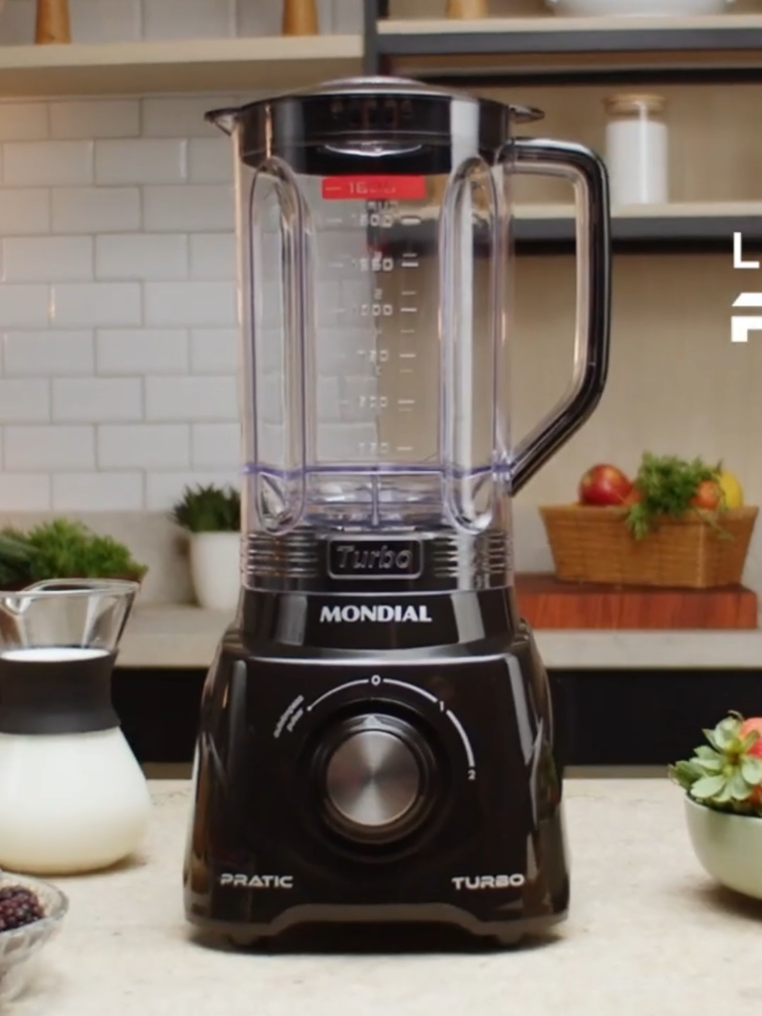 Liquidificador Pratic Turbo L98B Mondial Preto #shopee #achadinhos #suplementos #liquidificador