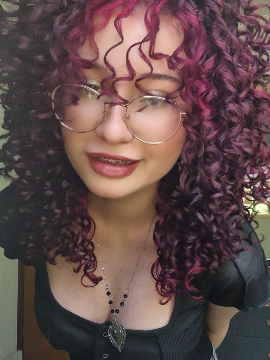 amo meus cachinhos vermelhinhos #fyp #hihibruny #cabelocacheado #curlyhair #cabelovermelho 