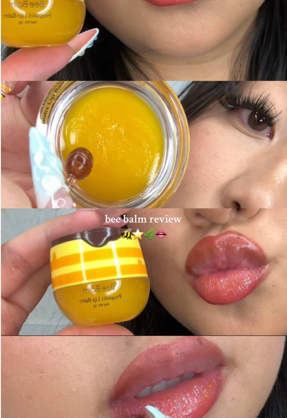 In love with my bee balm 🐝🌿💛 I have the smoothest, silkiest lips all because of @mybeebalm 🤭  #ugccreator #mybeebalm #beebalm #ugccontentcreator #fypシ 