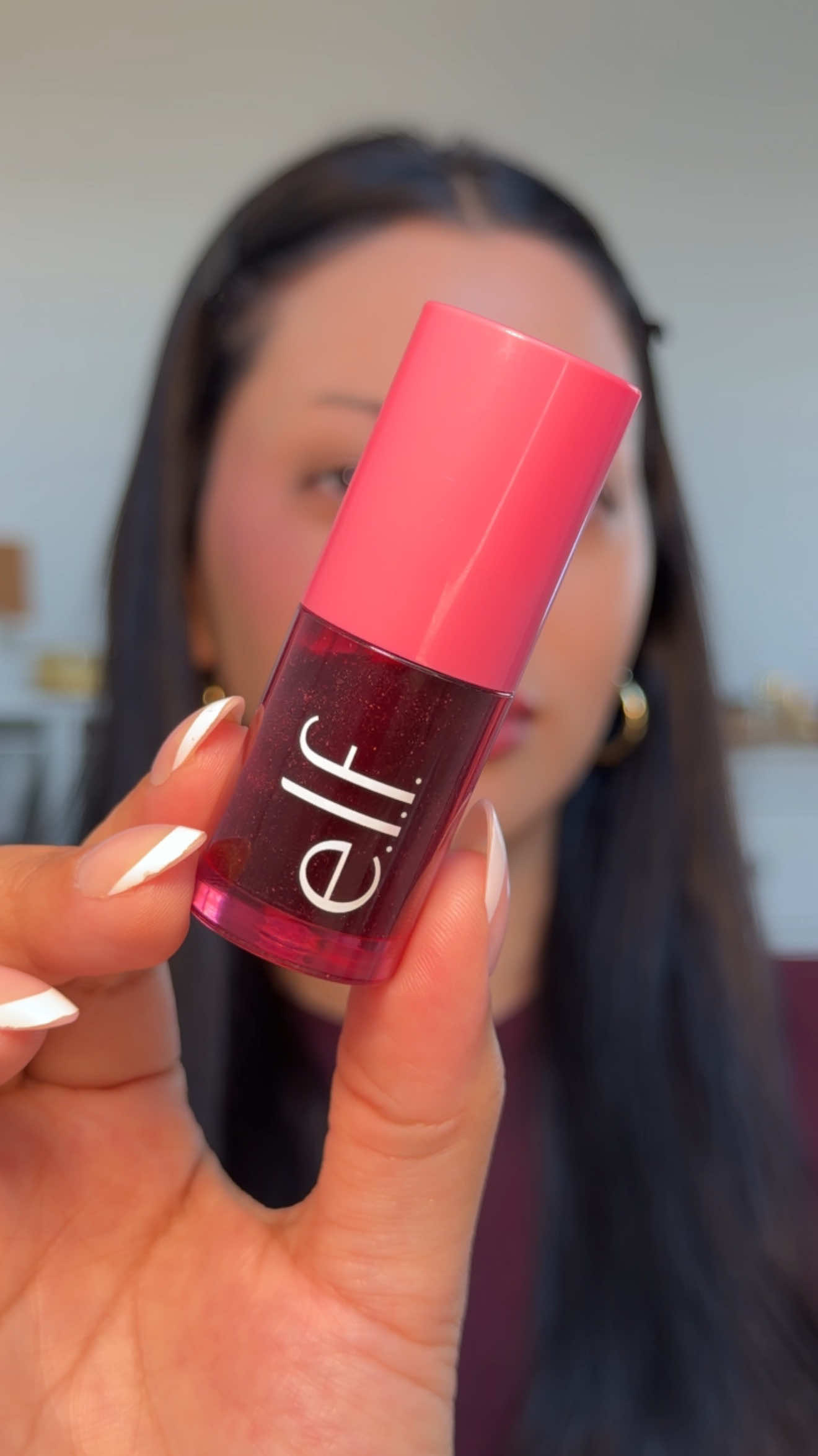 Replying to @M A  R I S O L 🌊 ☀️ I use this product everyday 🙌🏼 @elfcosmetics #lipstain #cheekstain #lipoil #viralmakeup 