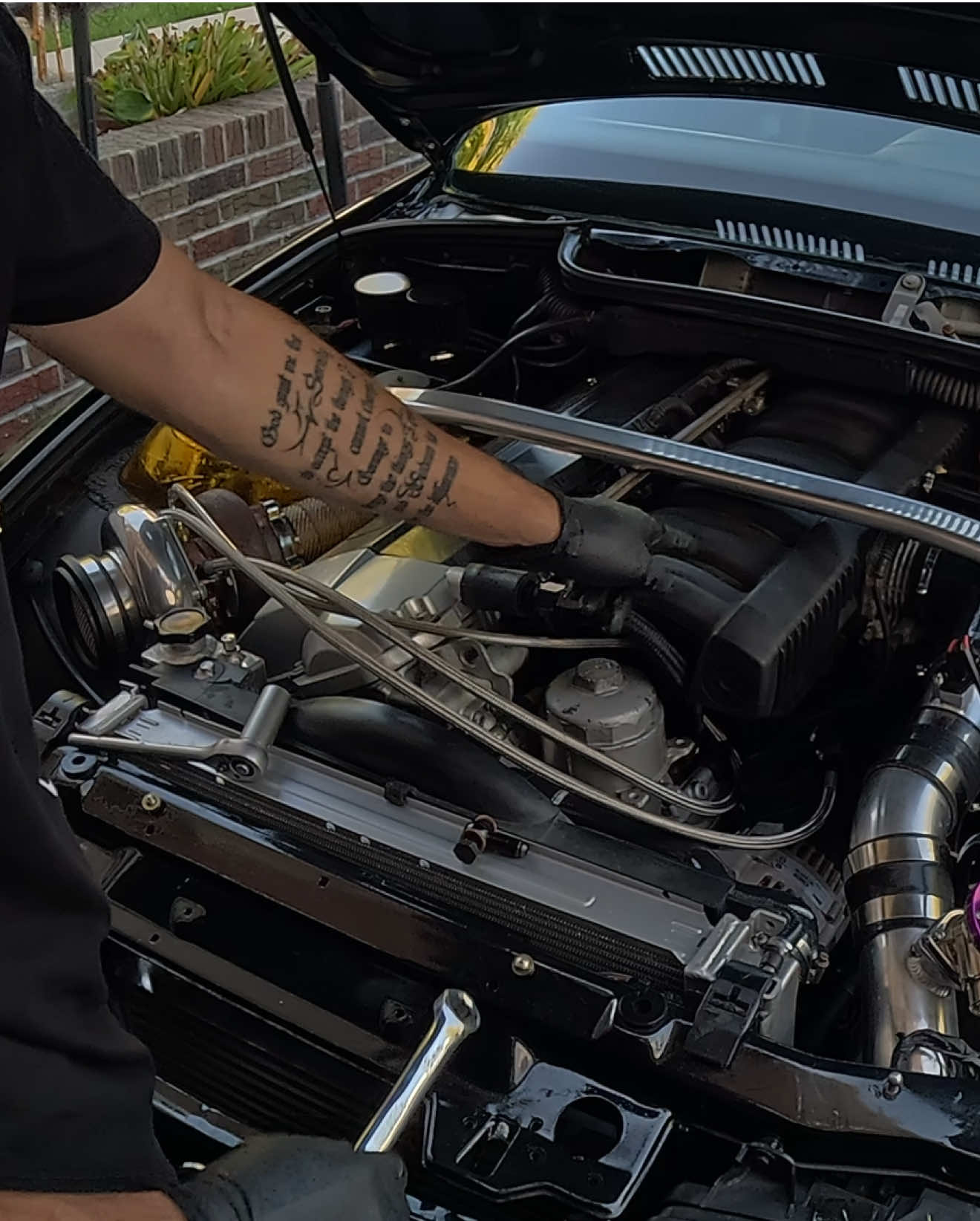 Recorded the radiator/e-spal install for YT, been procrastinating on editing it 😭 #e36turbo #e36bestcar 