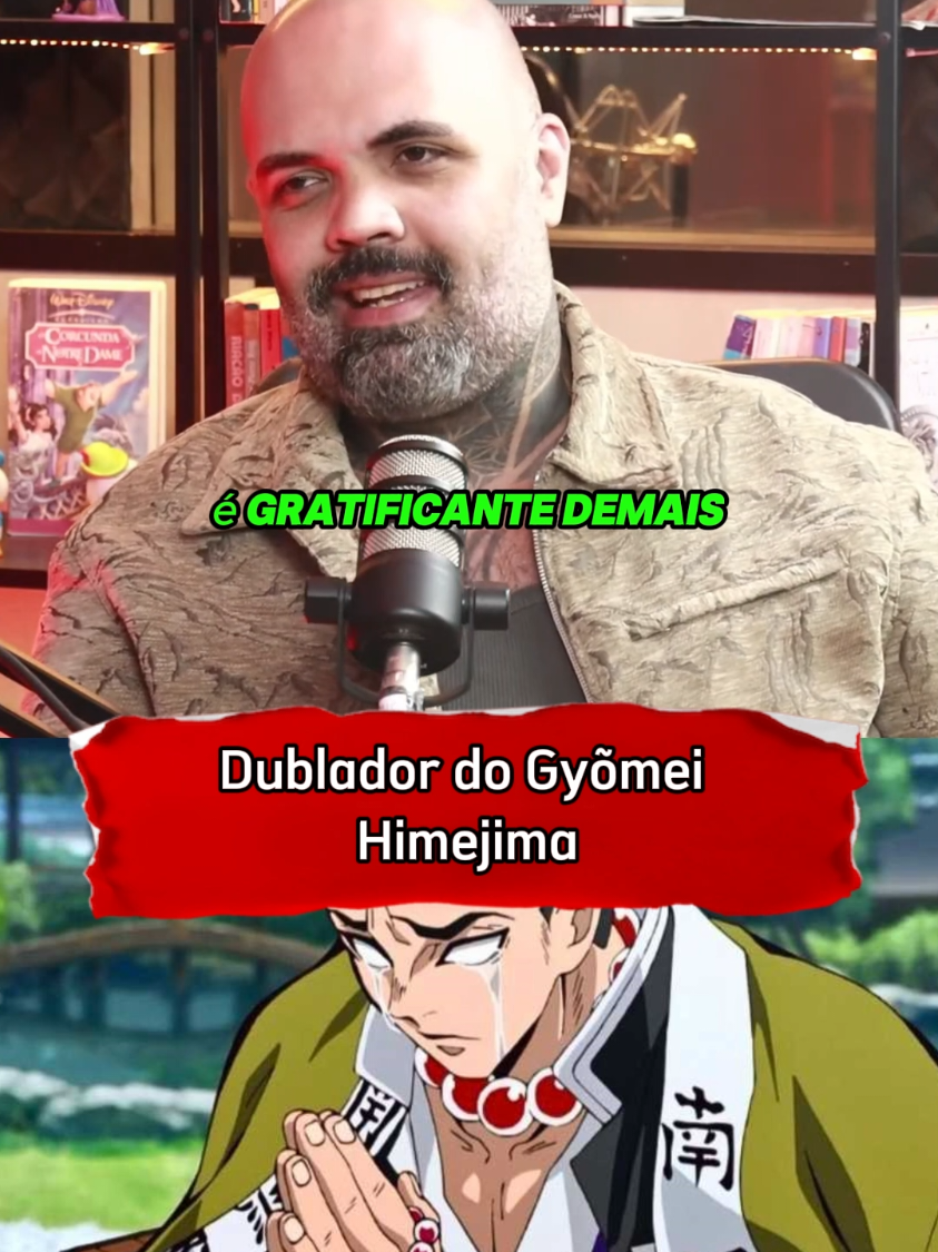 Francisco Júnior conta como foi dublar Gyōmei Himejima em Demon Slayer e destaca a força do personagem. 🎧 Vídeo completo no Desfoque Podcast #dublagembr #gyomeihimejima #demonslayer #dublador #franciscojr 