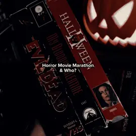 Horror Movie Marathon & Who?! Halloween Is Right Around The Corner, Time To Get All The Spooky Movies Out! 🎃👀 #halloween #halloweenishere #halloweentok #halloweenvibes #fyp 