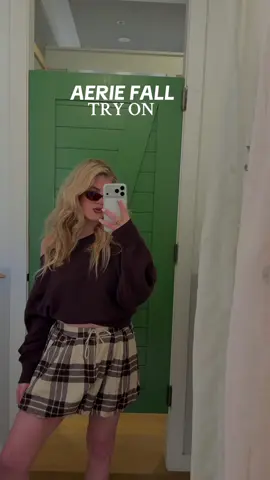 @aerie Try on fall outfits which fit is your fav? 🍂 #aeriereal #aerie #tryonhaul #falloutfits #fallfashion 