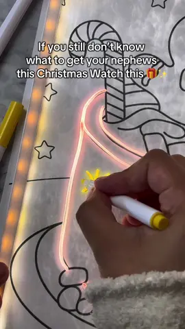 Still don’t know what to get your nephews for Christmas? 🎁💡 This LED board might just be the perfect gift ✨ #board #ledboard #ledlights #creativegifts #christmasgiftideas  This LED board is quickly becoming everyone’s favorite Christmas gift 🎄✨ It lights up every drawing with color and magic easy to use, easy to erase, and impossible not to love. Perfect for kids, teens, or anyone who loves to create and disconnect from screens 💡 🎁 Perfect for: • Kids who love to draw • Family gifts that feel meaningful • Screen-free activities • Adding light and creativity to your home Give a gift that truly shines. 🌟