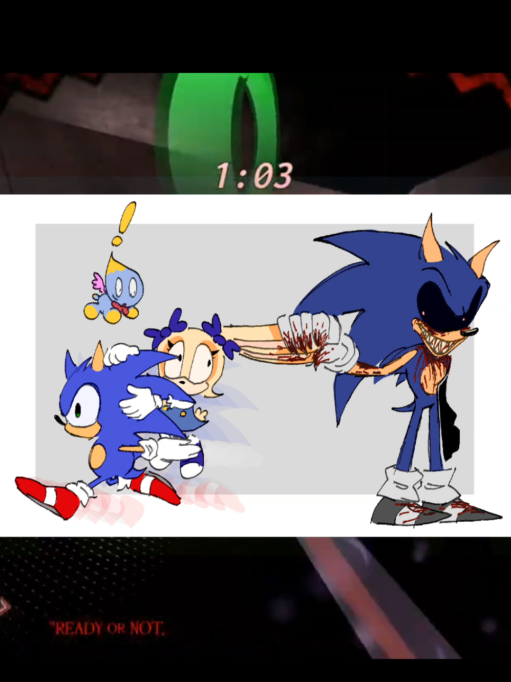 I cried bro #outcomememories #sonicexe #creamtherabbit #sonicthehedgehog #roblox 