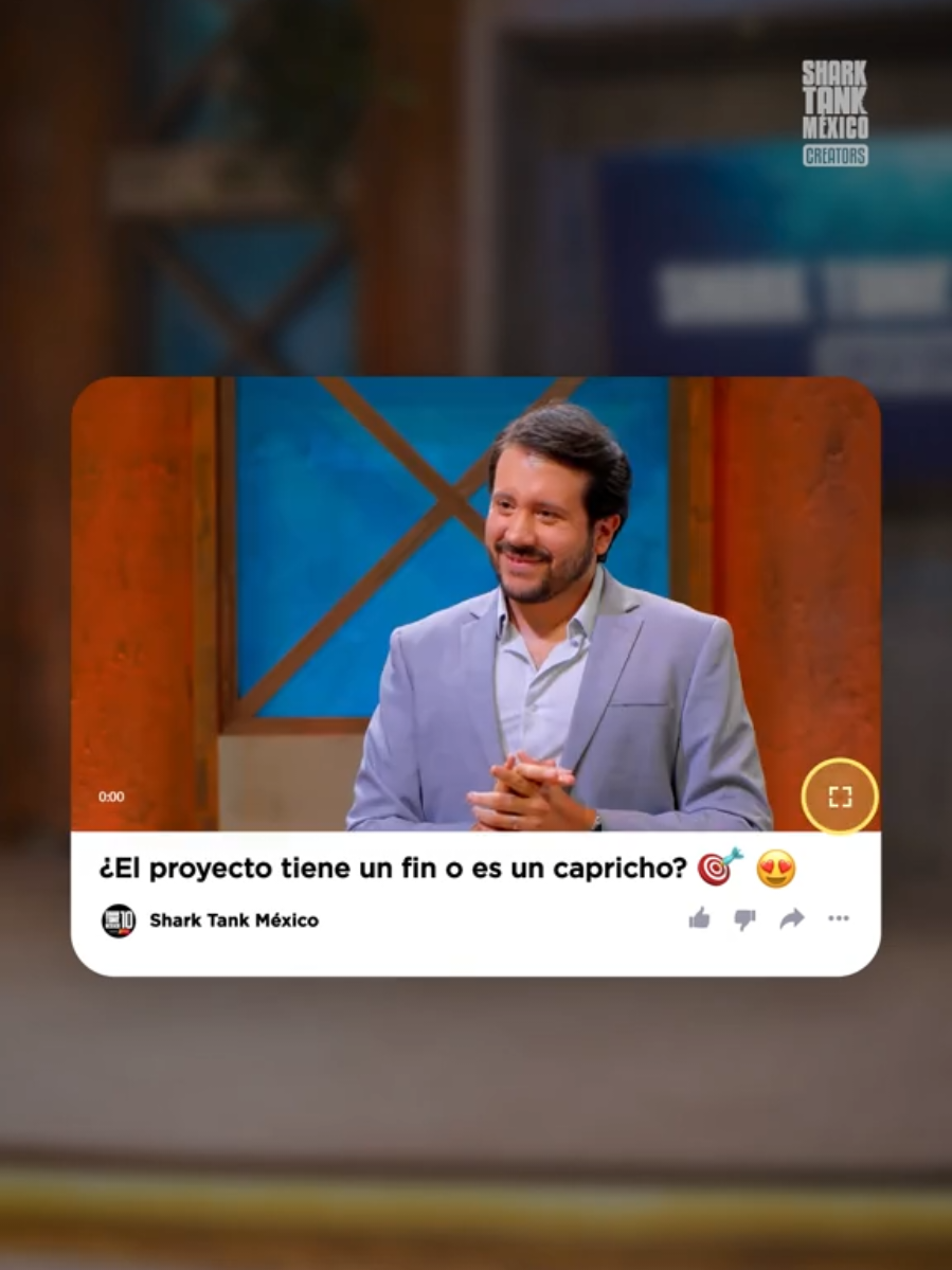 Oso puso en jaque a Jorge Ulloa de @enchufetv #SharkTankMxCreators