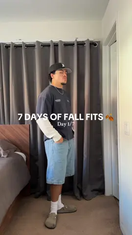 Still hitting 80 degrees here but Fall fits will happen 😤 #fallfashion #falloutfits #mensfashion #streetwear @abercrombie @EME STUDIOS @FEAR OF GOD @UNIQLO USA @BIRKENSTOCK USA @maisonmargielafragrances 