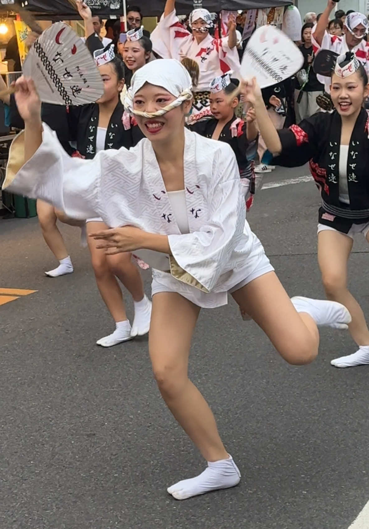 谷塚 #阿波踊り #阿波おどり いなせ連 #祭り まつり #beautifulmusic #beautifulgirl 阿波舞 아와오도리