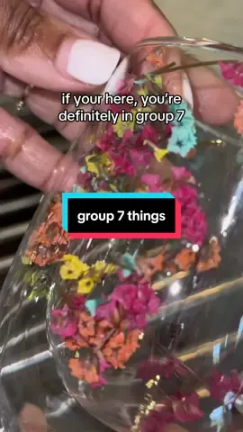 group 7 things! #group7 #flowerteacup #karën #pressedflowers   