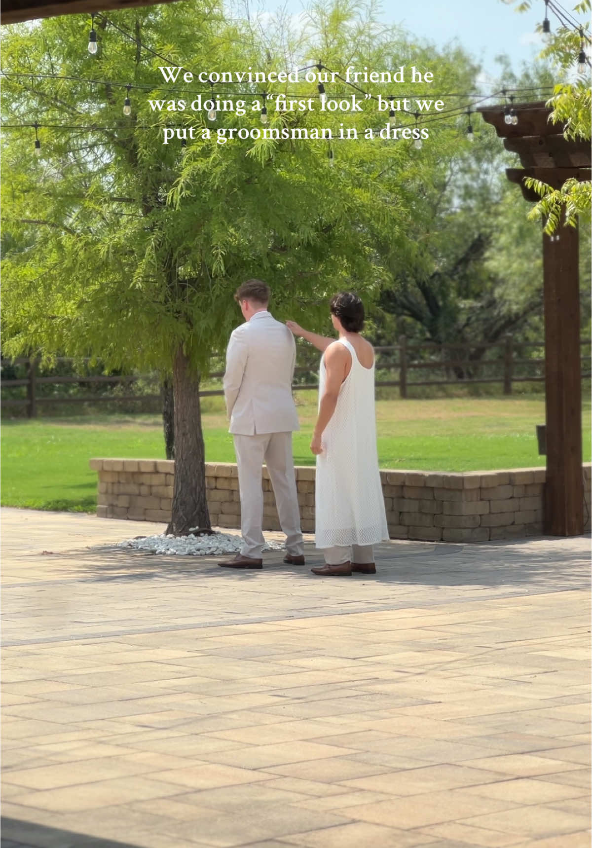 Not the bride he was expecting 👰‍♂️