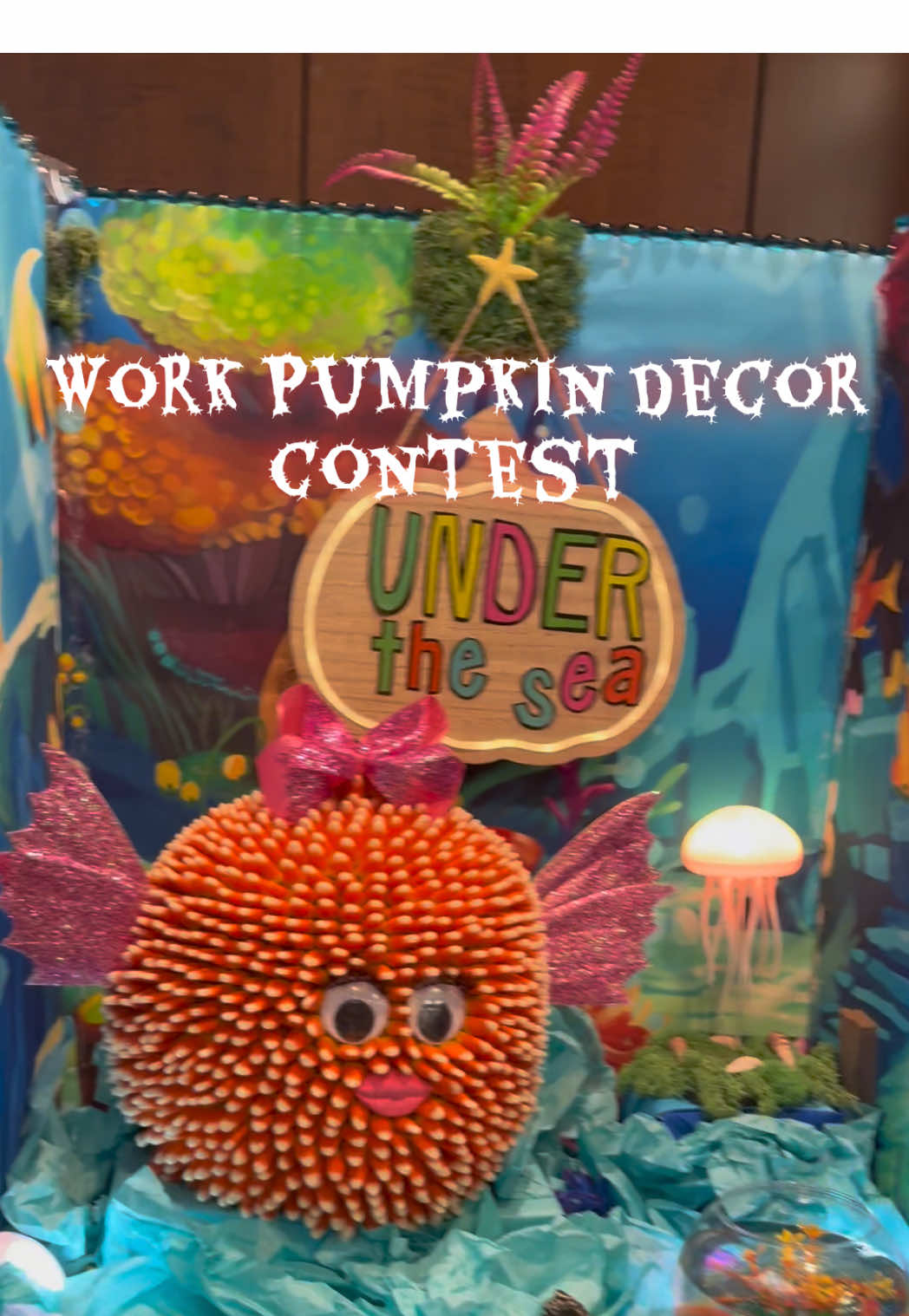 Bet your work doesn’t go this full out😂 #pumpkindecor 