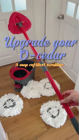 Have you ever grab this viral brush attachment for your O-cedar?#cleaning #CleanTok #scrubbing #mopping #ocedarmop #mophead #lovemyhome 