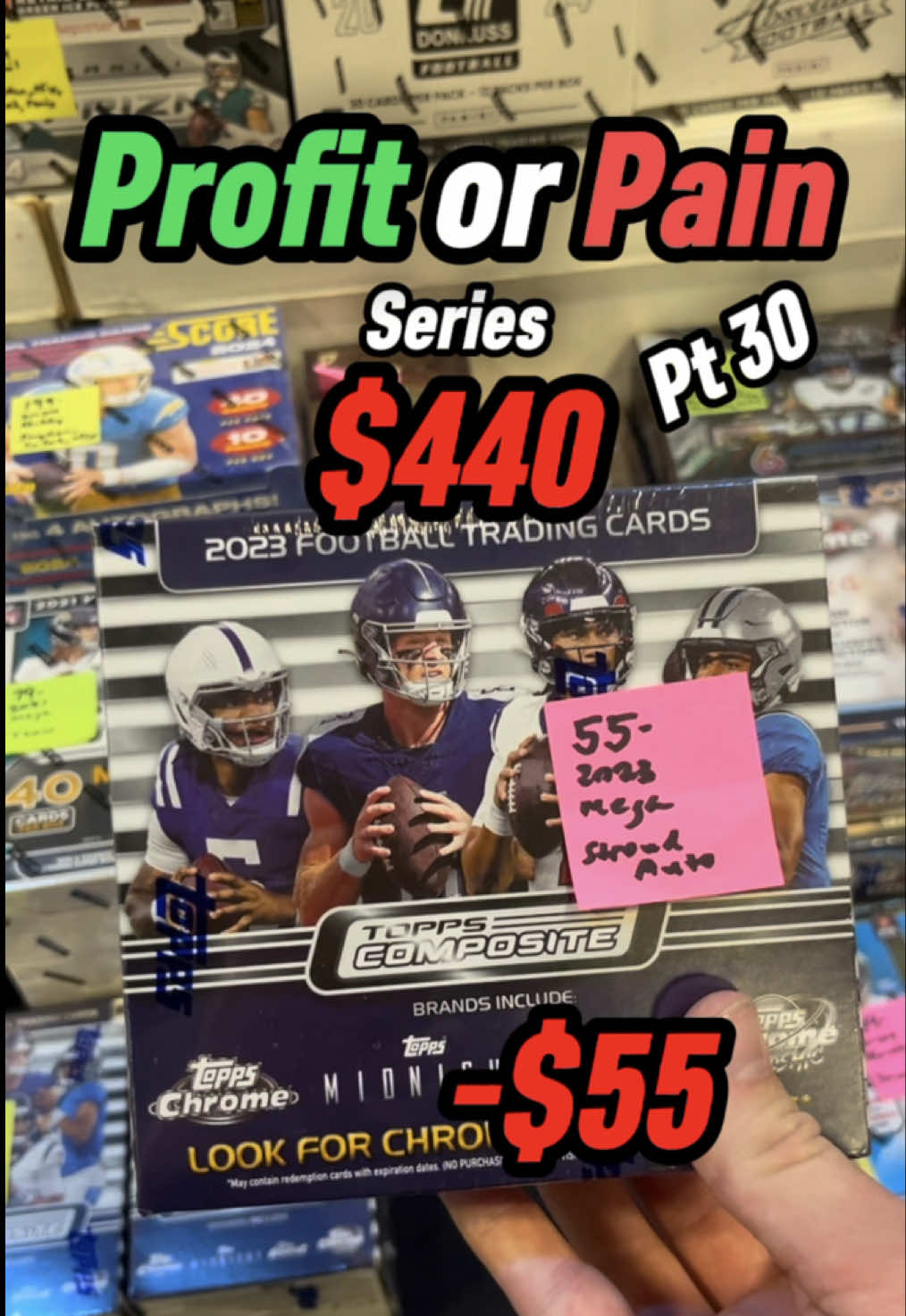 Profit Series: Pt 33 💰 Any Will Levi’s collectors?? #fyp #sportscards #footballtiktok #packopening #jesuslovesyou 