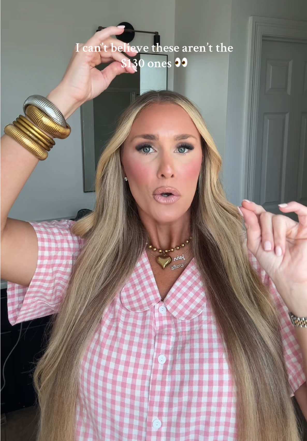 🔗🔗 in AMAZON SF to these designer look for less pajamas! When I tell you the quality of these pajamas (or can be a whole outfit) are top notch, I MEAN IT! #amazon #amazonfinds #pajamas #lookforless #affordablefashion   