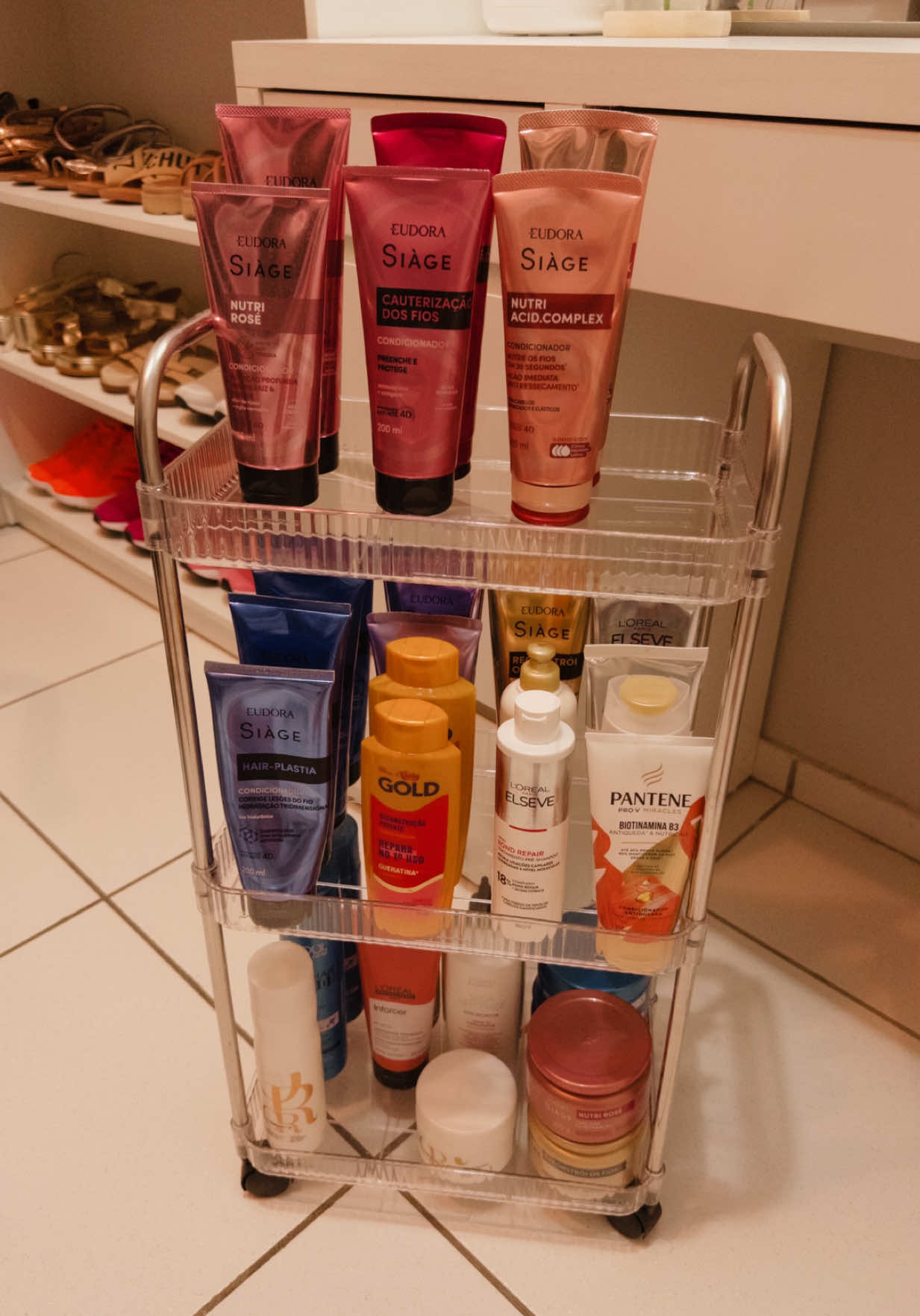 Meu organizador multiuso da @Shopee Brasil 🤍  #Shopee 