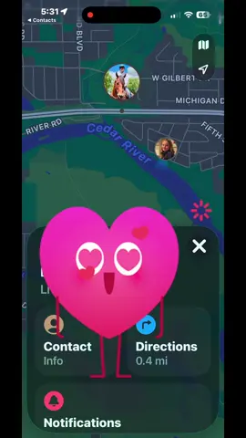Did I watch my son drive to school for the first time on maps.... damn right! 