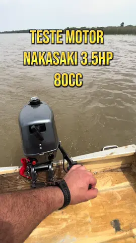 Motos nakasaki 3.5hp teste inicial#Pescaria #Acampamento #riograndedosul #traira #motorpopa 