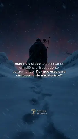 Ele tenta, insiste, mas não entende... 😈 Porque quem tem propósito não desiste — só volta mais forte. ⚔️ 👉 Salve pra lembrar: nada pode parar quem é sustentado por Deus. fé, propósito, força espiritual, superação, motivação, resiliência, Deus, determinação #fé #proposito #frasesmotivadoras 