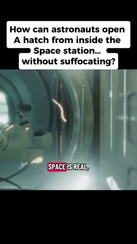 How can astronauts open A hatch from inside the Space station... without suffocating?  #flatearth #flatearther #flatearthtruth #flatearthers #flatearthproof 