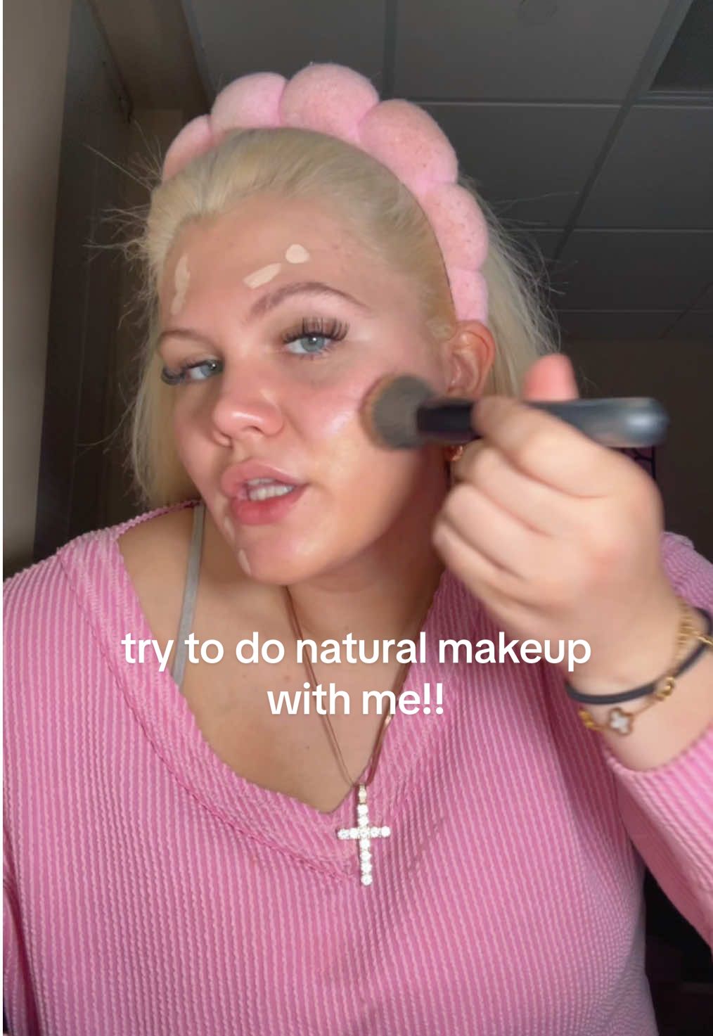 let me know what you think!! also the background music is a hint to my halloween costume🥰😜 #grwm #grwmmakeup #fyp #naturalmakeup #fypシ 
