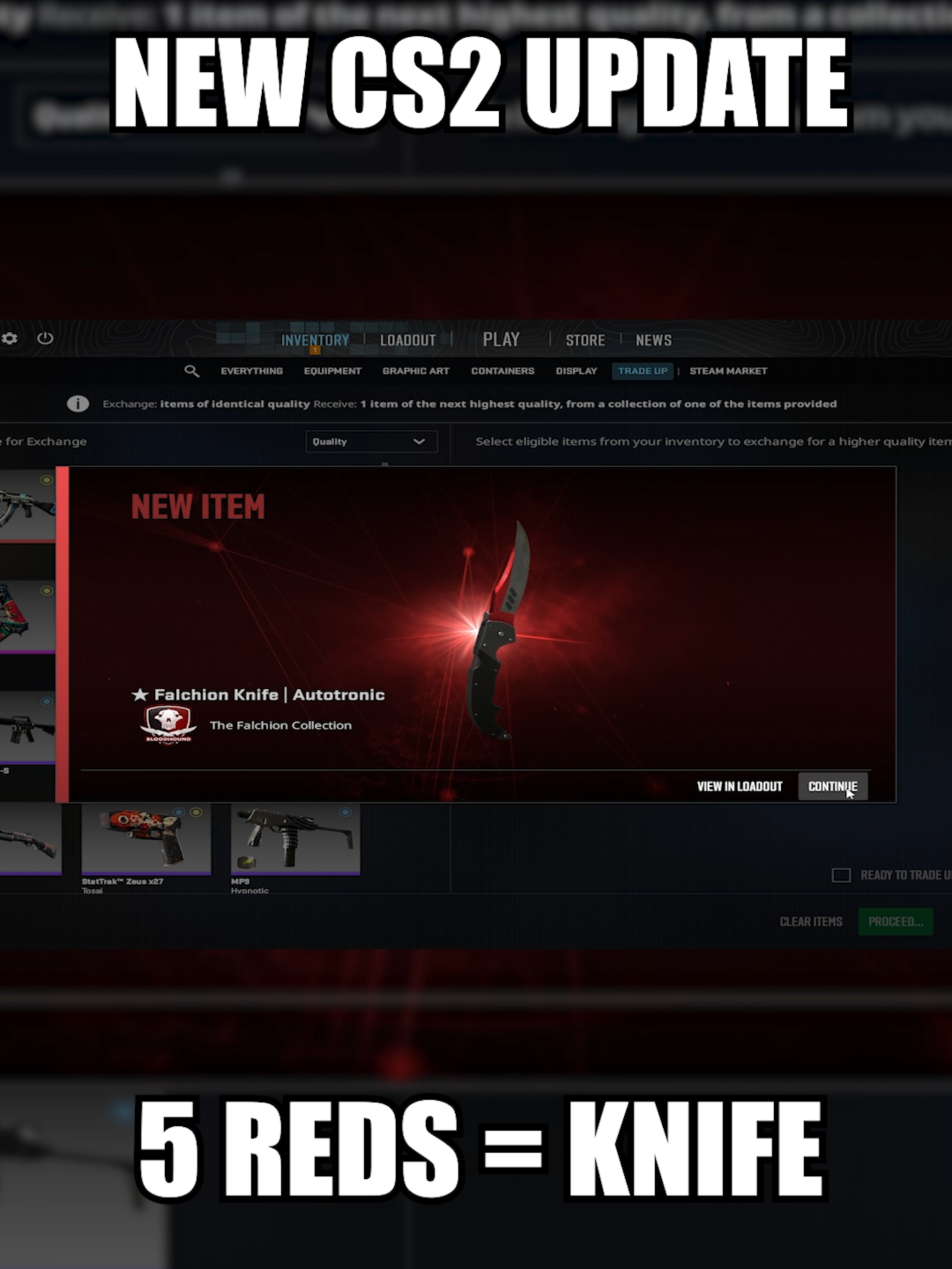 5 REDS = A KNIFE ??? #flukes #fyp #gamingclips #cs2 #csgo #cs #counterstrike #counterstrike2 #gaming #caseopening #cs2update #goldgoldgold