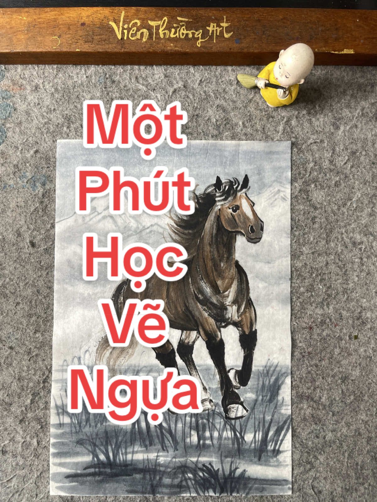 Một phút học vẽ ngựa ĐĂNG KÝ LỚP VẼ THUỶ MẶC ONLINE/OFFLINE👉inbox/tham khảo trong biolink #thuymac #tranhthuymac #vienthuongart #dayvethuymac #lopvethuymac            