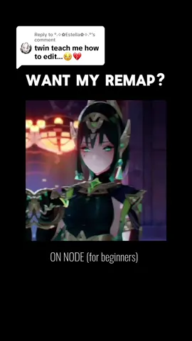 Replying to @°˖✧✿Estella✿✧˖° REMAP TUTORIAL from an ass explainer #tutorial #tutorialedit #tut #fyp #nefer 