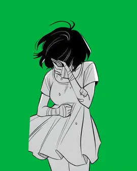 ahh the skirt is cutted #greenscreen #lyrics #animegfx #100k #fyp 