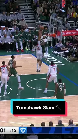 Myles Turner is bringing it flex #NBA #basketball #MylesTurner #Bucks #Dunk