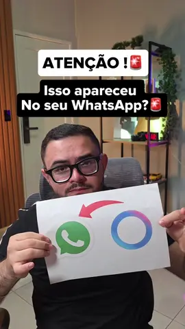 Você sabe pra que serve esse ícone que apareceu no WhatsApp?😱🚨 . Ele esconde um comando secreto que quase ninguém sabe 😳 . #whatsapp #dicasdewhatsapp #ia #dicas #tecnologia      