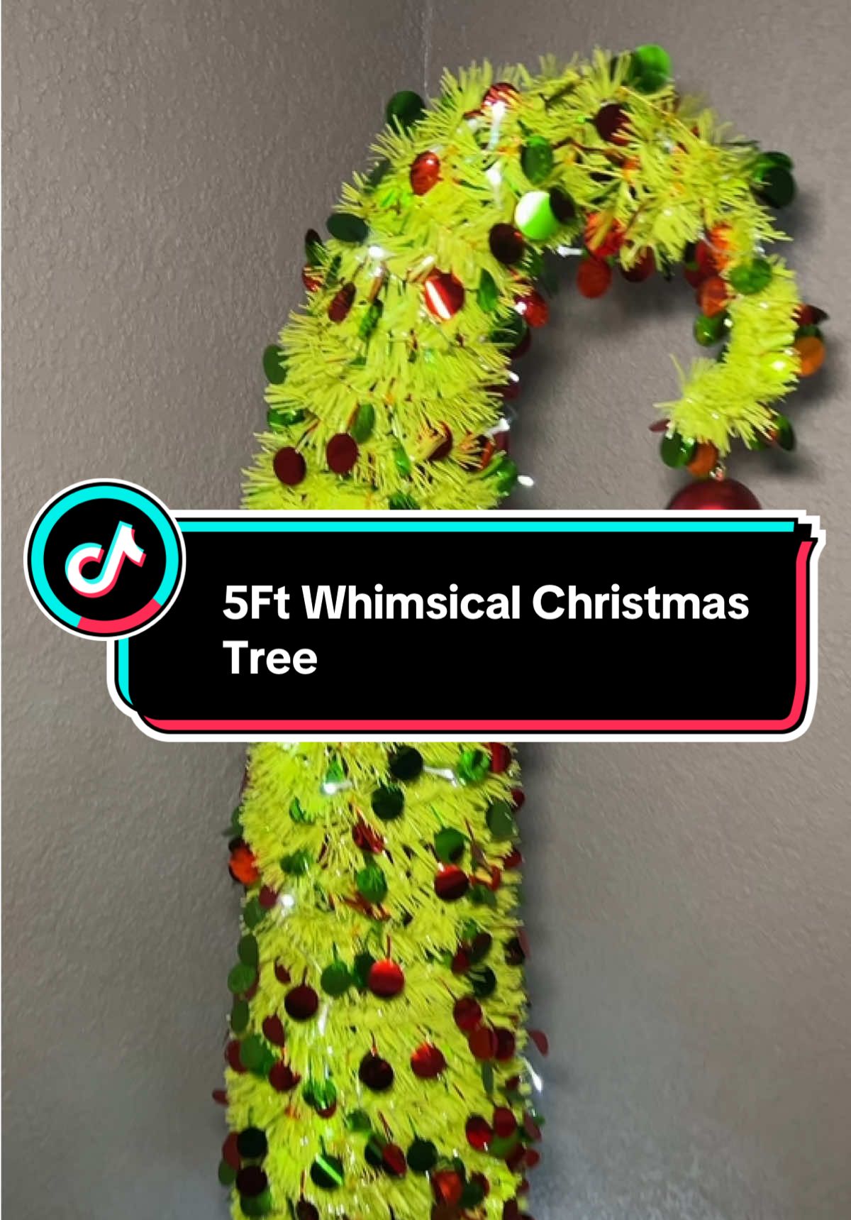 5Ft Whimsical Christmas Tree #tiktokshopblackfriday #TikTokShopCreatorPicks #spotlightfinds #weklyhighlights 