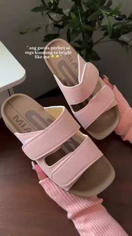Kung kinulang ka sa height its a sign na bumili ka rin neto hihi #miashoes #twostrapsandals #sandals #slippers 