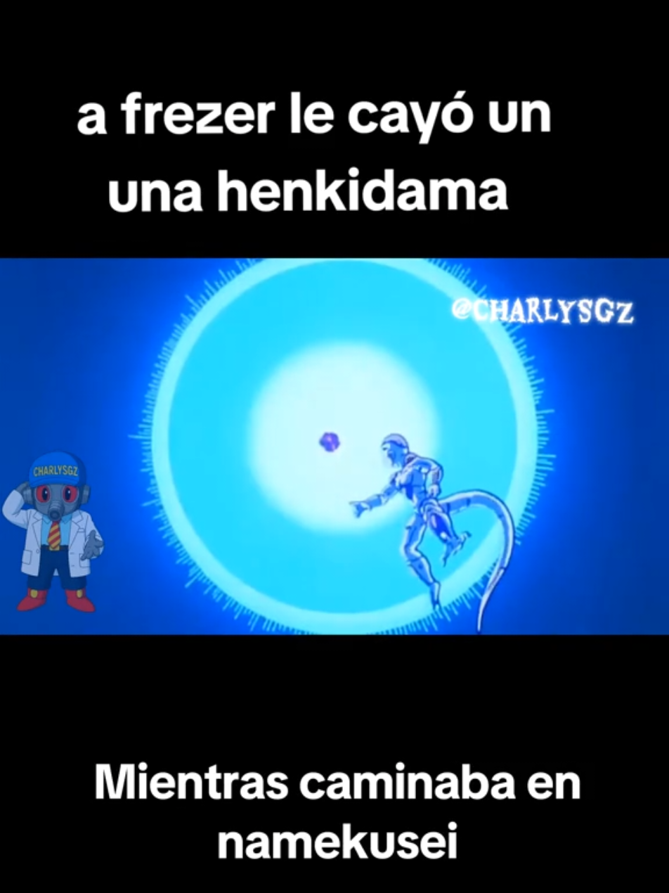 a frezer le cayo una genkidama mientras caminaba en namekusei. #risas #humor #dragonball #dragonballz #dragonballsuper 