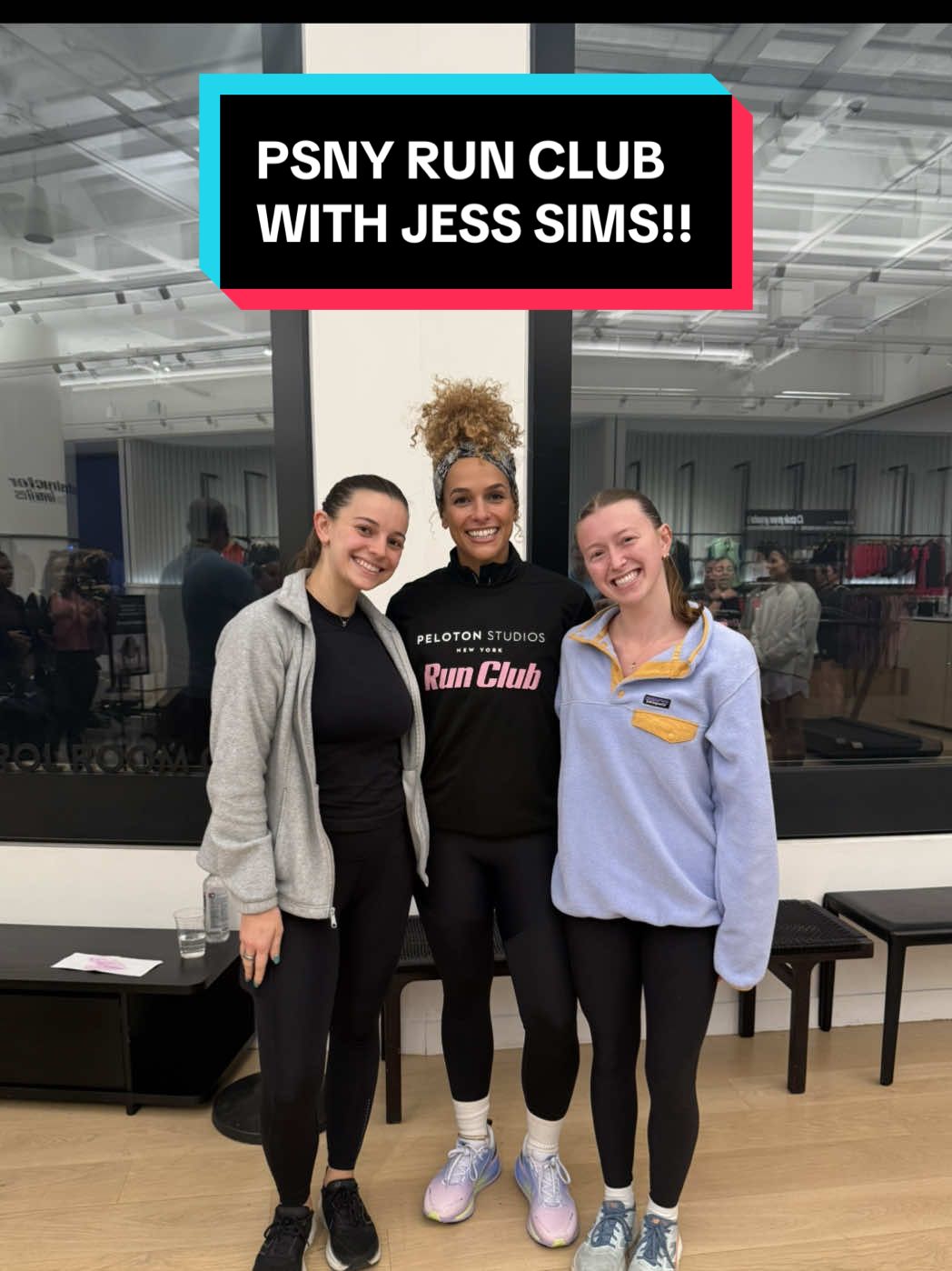 Run club with @Peloton and Jess Sims!⚡️⚡️🏃🏼‍♀️🏃🏼‍♀️ love the peloton community !! #peloton #runclub #nyc #nycmarathon #fyp