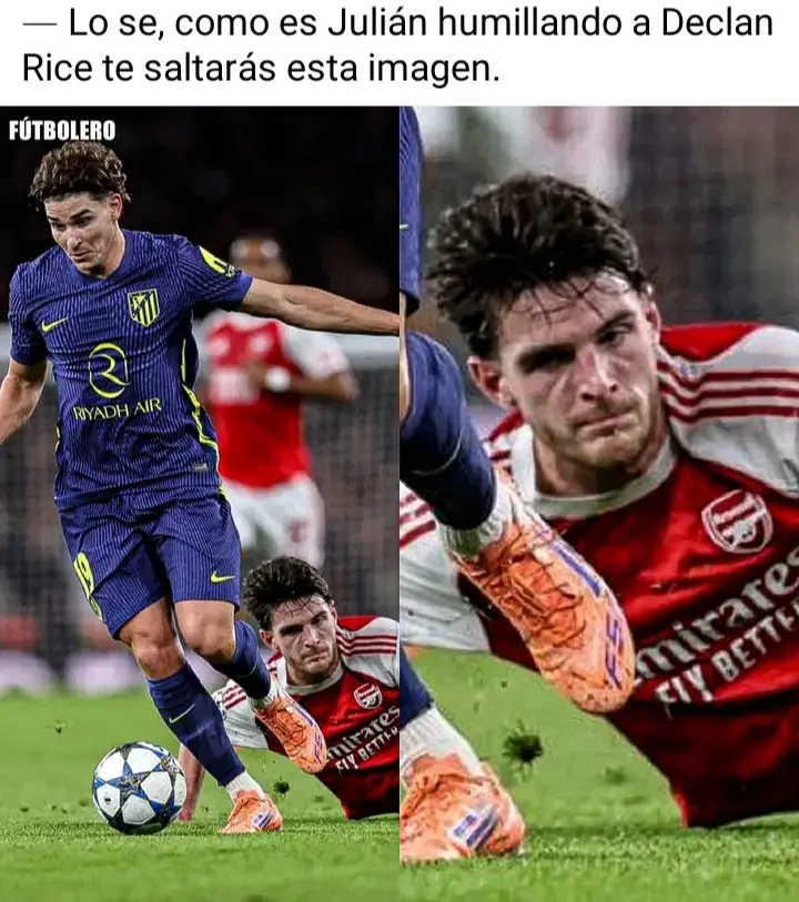 #julianalvarez #arsenal #viscabarca #declanrice #delantero 
