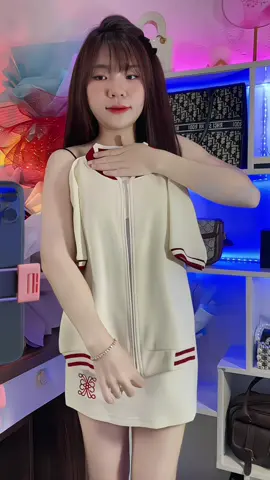 Set thể thao khóa kéo #thoitrangnu #phoidoxinh #xuhuongtiktok 